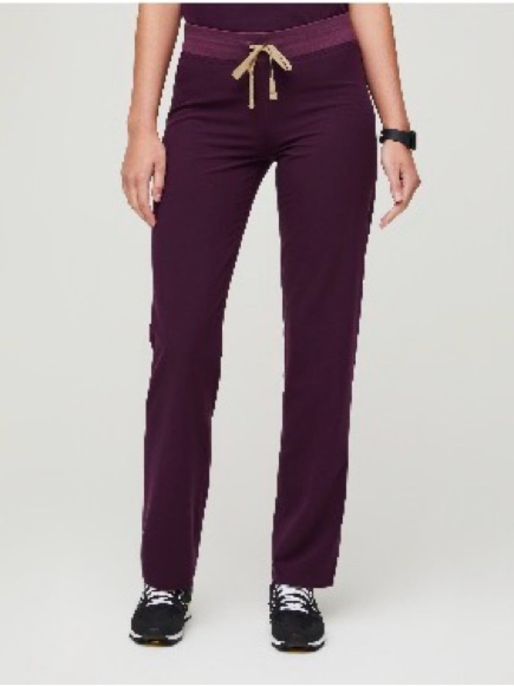 FIGS Women’s Livingston Straight Leg Scrub Pant - Deep Purplr